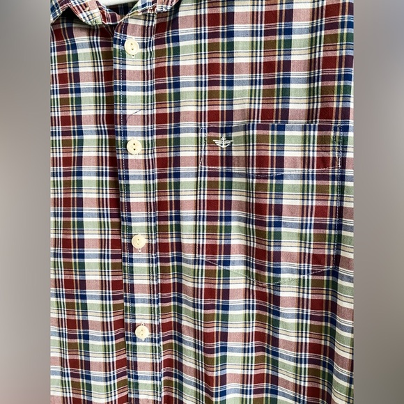 Dockers Modern Classic Men's 100% Cotton Short Sleeve Button Down Shirt, Size L - Picture 4 of 7